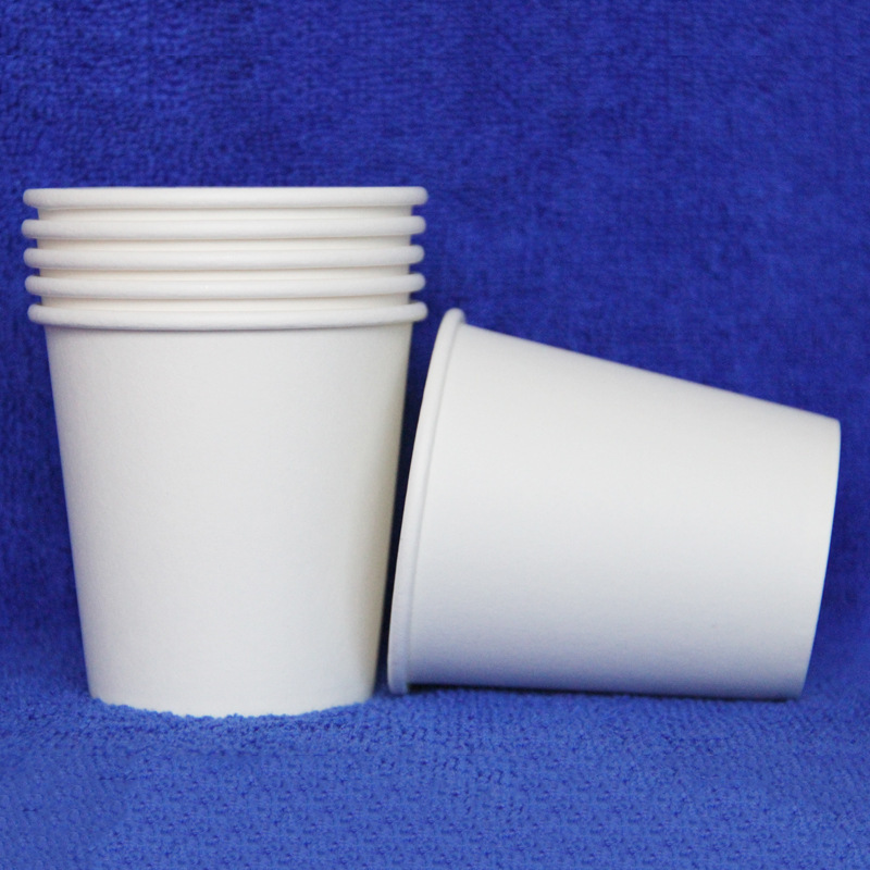 纸杯厂家供应7盎司一次性纸杯|无盖纸杯饮水杯环保隔热小纸杯定制